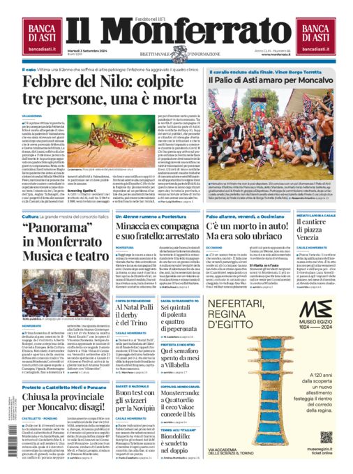 Il Monferrato - Edizione 66 del 03/09/2024